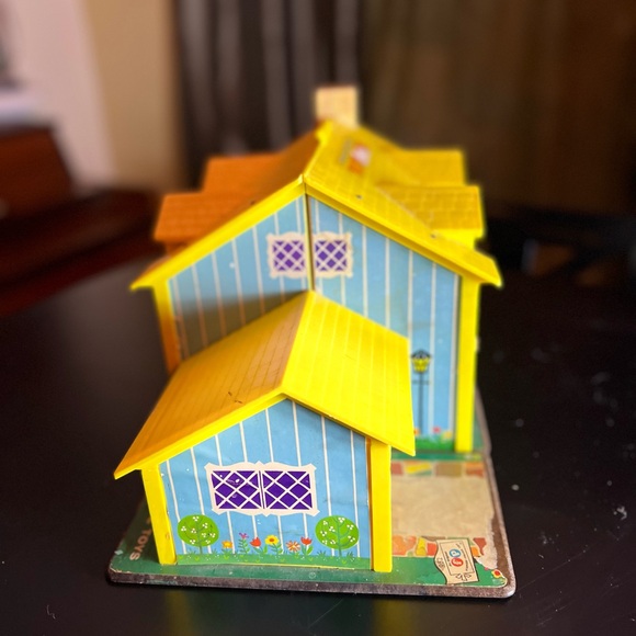 FISHER PRICE💥1969 VINTAGE~SOLD OUT💥PLAY FAMILY HOUSE#952 - Picture 10 of 12